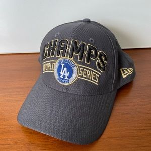 2020 World Series Champs LA Dodgers New Era Baseball Cap, Gray & Gold, NWOT